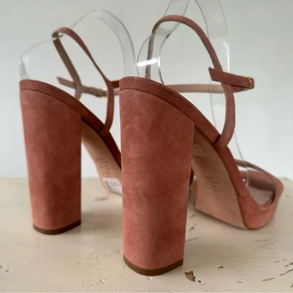 Stuart Weitzman Sunray Dersue (desert rose beige) Platforms Women's Size 11 M